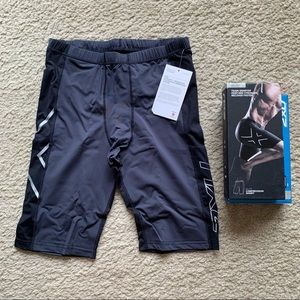 NWT Men's 2xu Elite Compression Shorts